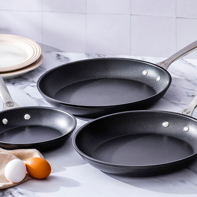 Set of 3 Toughened Nonstick Pro Fry Pans, view 5